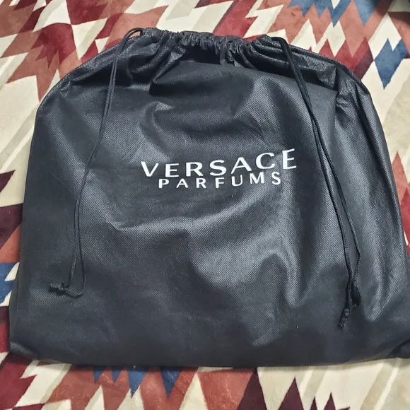 Versace Parfums Black Canvas Tote - Picture 10 of 11